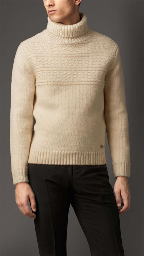 burberry men cashmere sweater|Burberry merino wool sweaters.